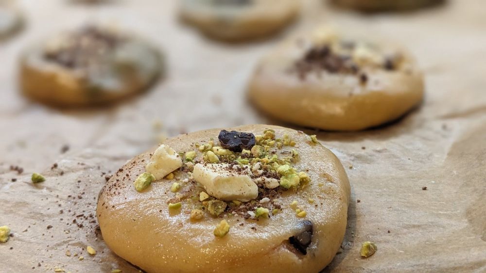Pistachio Cookies without Filling