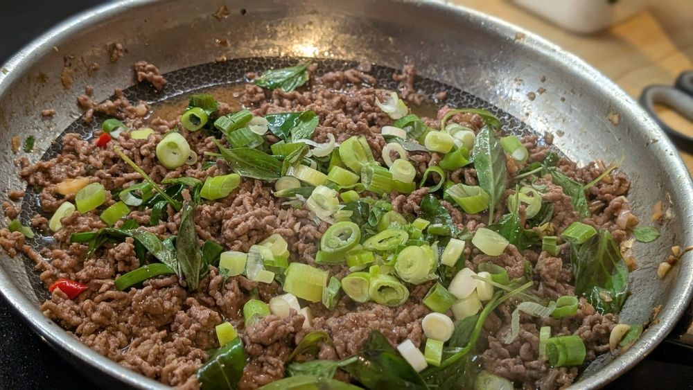 Pad Kra Pao from the Wok with Holy Basil